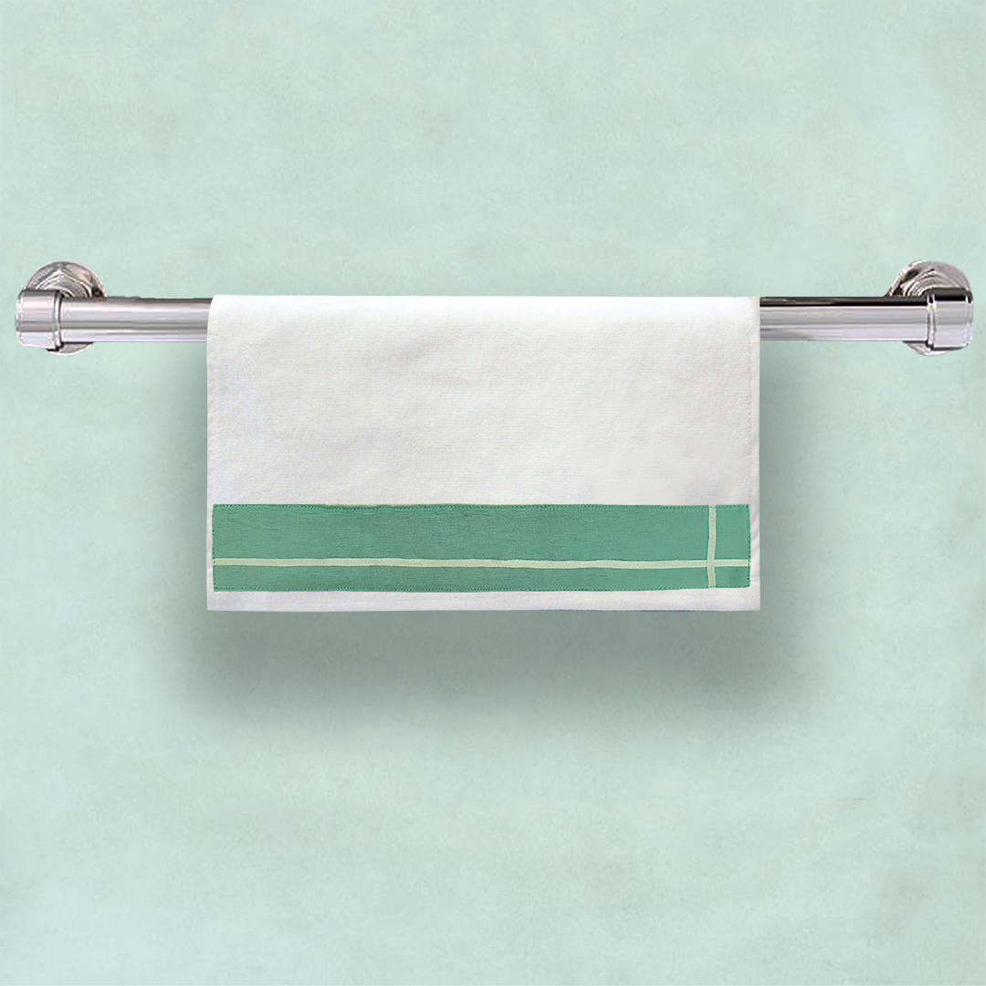 Mint Border Towel Pack